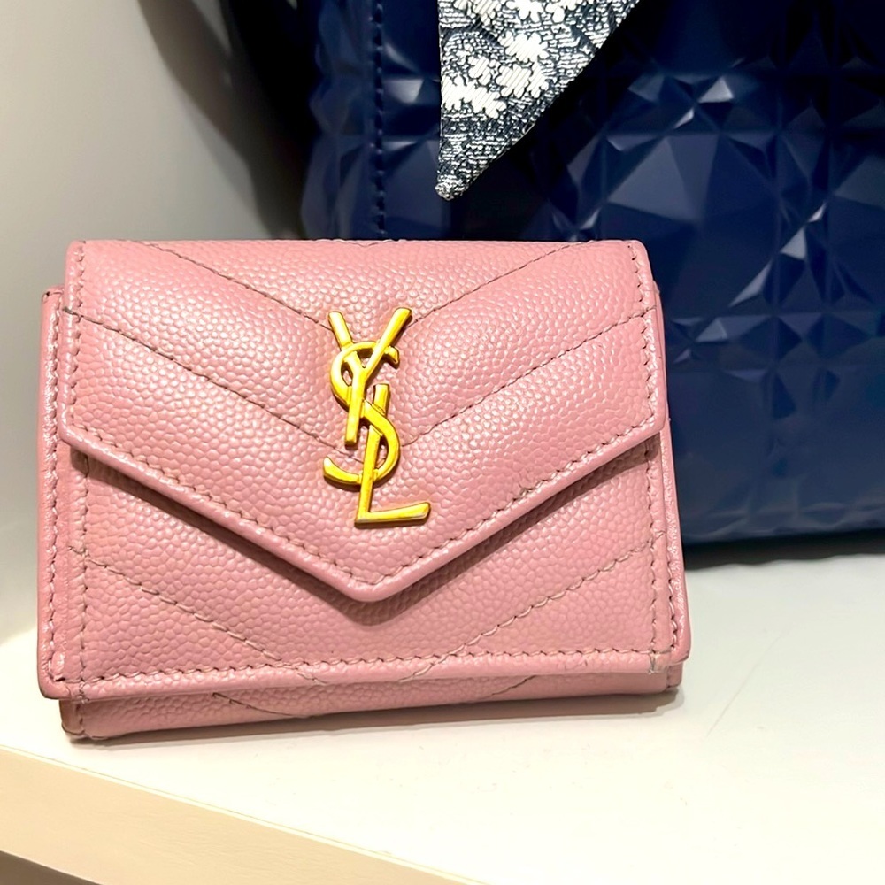 Ysl pink wallet Barbie
